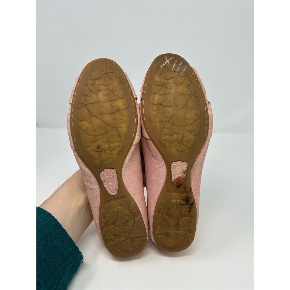 Born Ballet Flats Womens 7.5M Light Pink Twisted Knot Toe Slip On Comfort Shoes - Picture 11 of 14